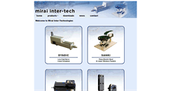 Desktop Screenshot of miraiintertech.com