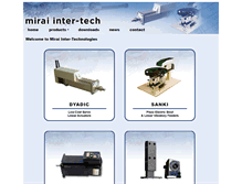 Tablet Screenshot of miraiintertech.com